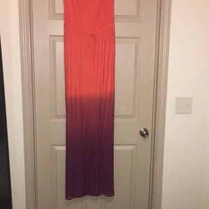 Dip dyed maxi dress
